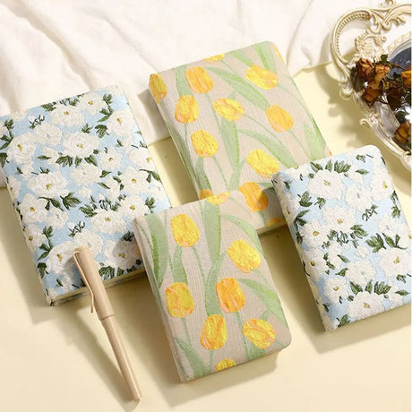 Floral Fabric Covered Notebooks