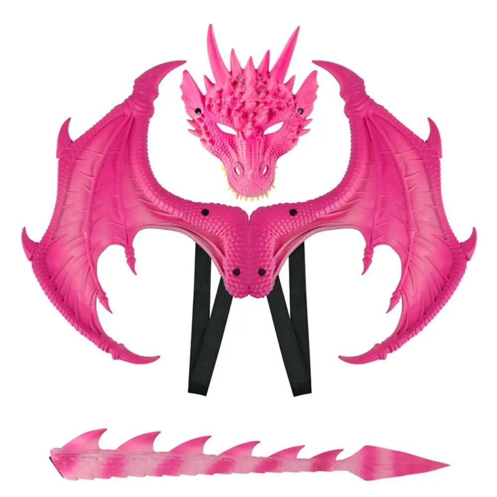 Dragon Costume Kids Cosplay Sets - Wings, Tail, Mask