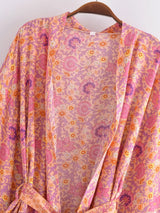 Boho Cover Ups Short Kimono