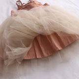 Bhoomie Baby Girl Toddler Cotton Linen Tutu Dresses