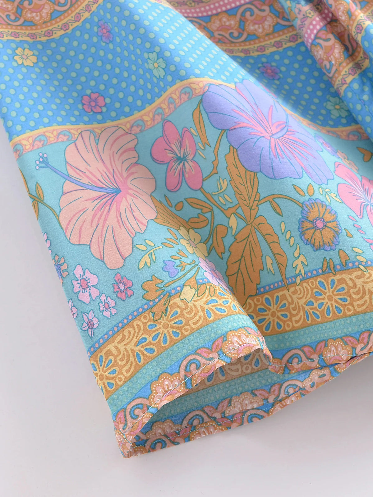 Boho Cover Ups Short Kimono