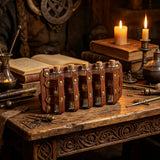 Apothecarist Medieval Leather Vial Holder Alchemy Potion Bottle Carrier for LARP Cosplay Belt Accessory