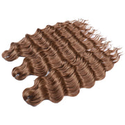 Ombre Rainbow 24 Inch Synthetic Hair Wave Braiding Hair Extensions