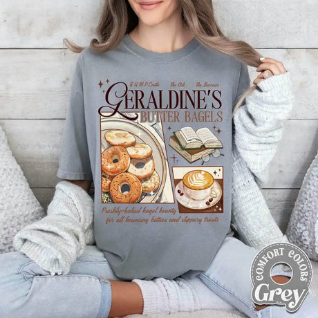 Geraldine's Buttery Bagels Zodiac Academy Book Lovers T-Shirt