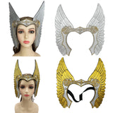 Valkyrja Warriour Helmet Headwear Cosplay Halloween Costume Accessories