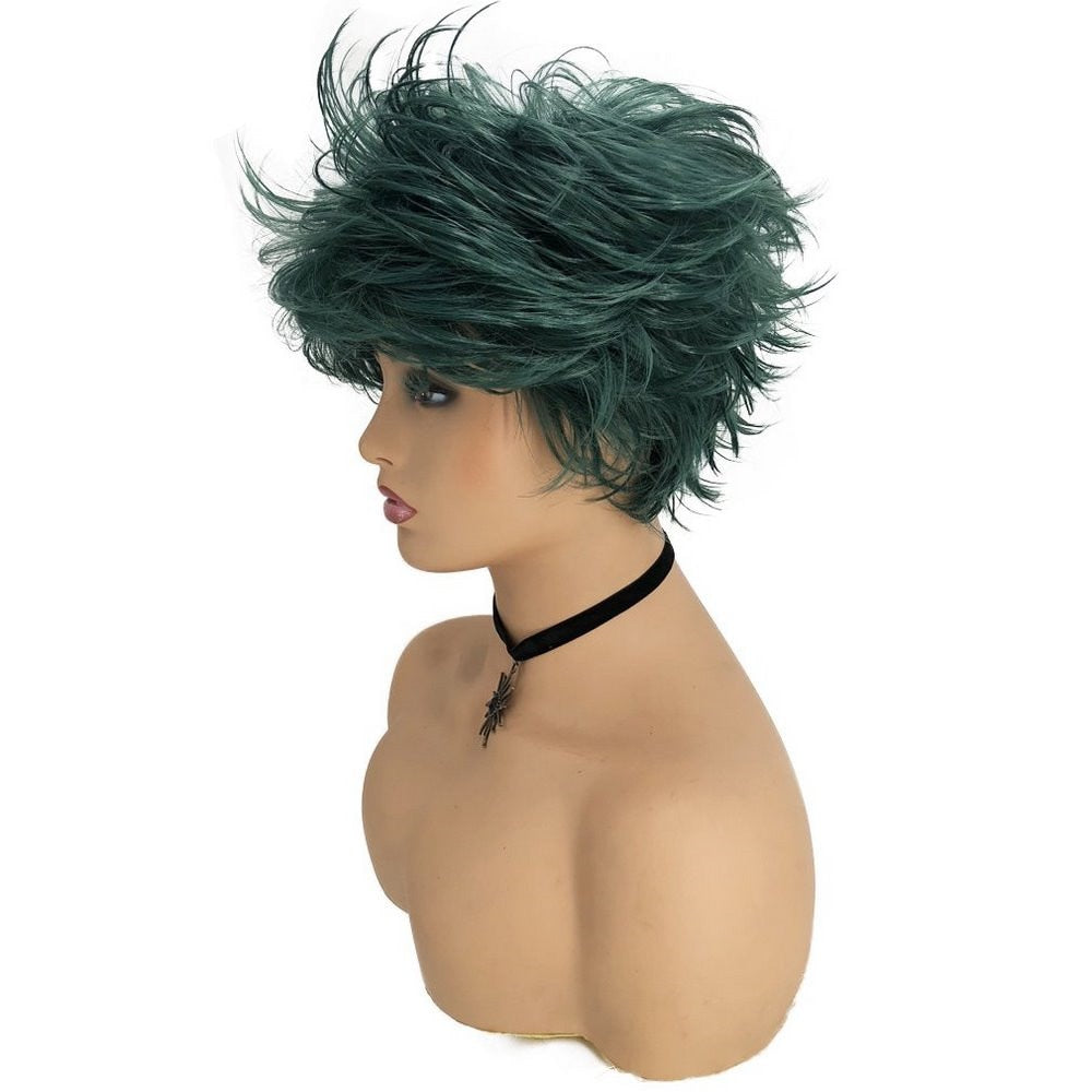 Ocean Green Short Cosplay Wig