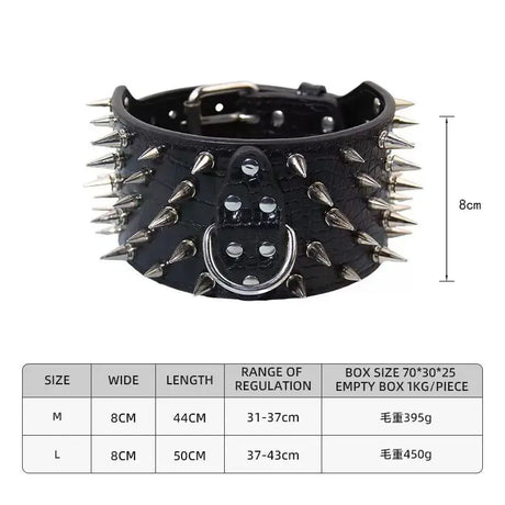 ROAWRRR Dragon Laser Leather Ultra-wide Small and Medium Dog Collar Pet Accessories