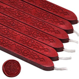 12PCS Blood Red Sealing Wax Sticks with Wick