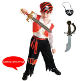 Boys Halloween Cosplay Arabian Indian Prince of Rome Egypt Kids Primitive Pirate Costumes