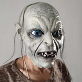 Gollum Mask Cosplay Halloween Monster Latex Halloween Costume Props LOTR