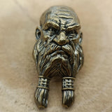 Viking Brass Paracord Beads Lanyard Charm Dreadlock Beard Bead