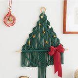 Mimi's Macrame Christmas Tree Wall Hanging Handmade Boho Decoration