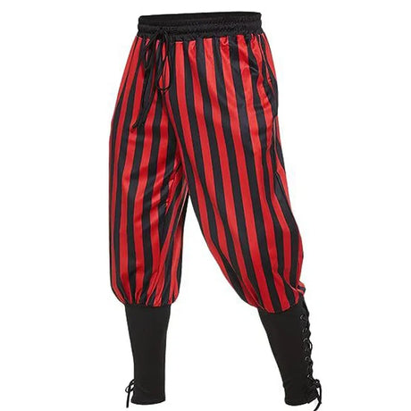 Pirate Pants Halloween Costume Striped Trousers