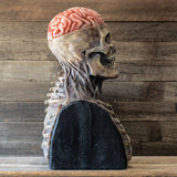 Skeleton Bio-Mask Halloween Horror Mask Cosplay Props Latex Full Skull Cap