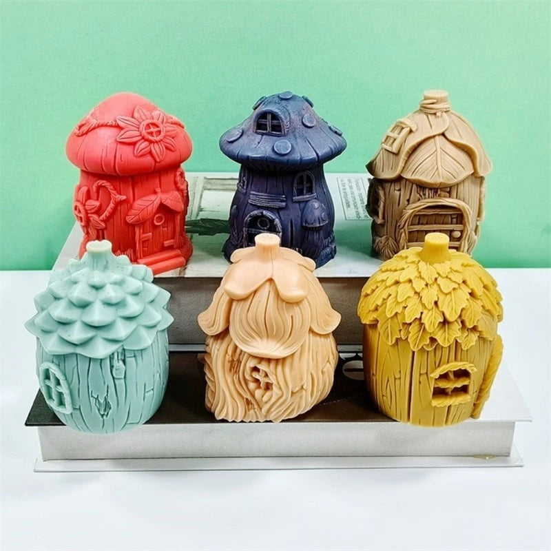 Fairy House Candle Making Silicone Moulds DIY Crafts