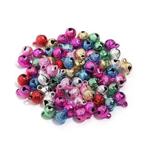 Iron Jingle Bells For DIY Christmas Tree Ornament Jewellery Making Accessories20-50pcs 6 8 10 12 14 mm