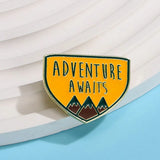 "Adventure Awaits" Enamel Pin Badge