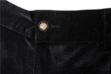 Plush Velvet Suit Two-piece Mens Party Suits Double Breasted Tuxedo Blazers & Pants