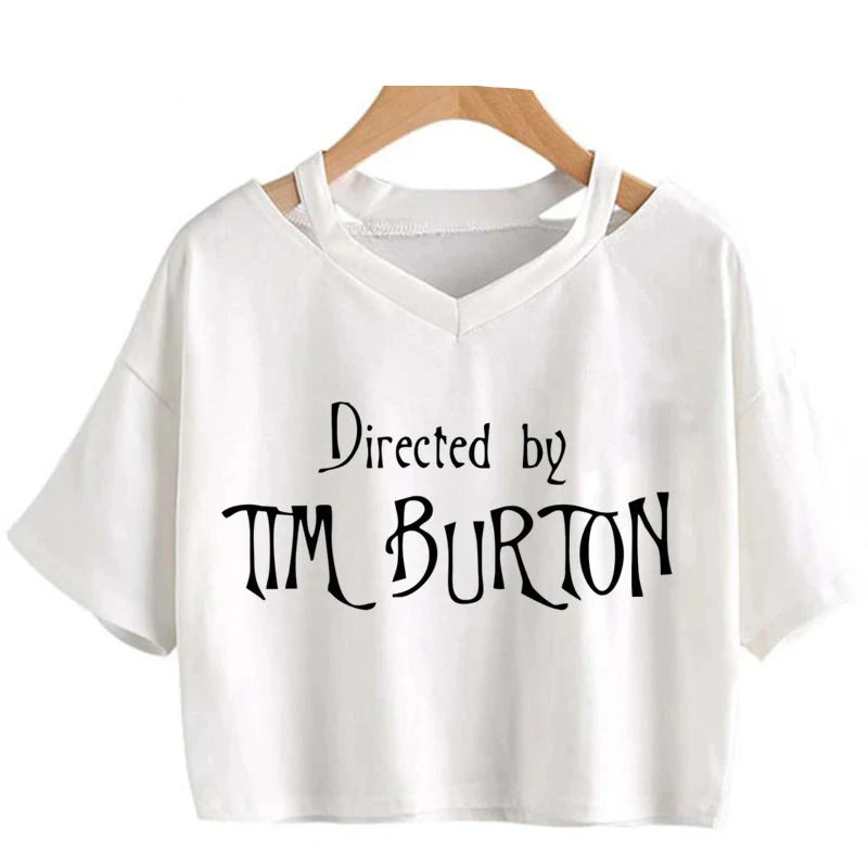 Directed by Tim Burton Crop T-Shirt