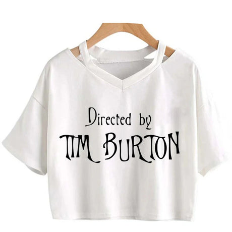 Directed by Tim Burton Crop T-Shirt