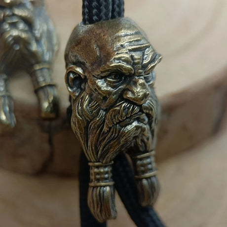 Viking Brass Paracord Beads Lanyard Charm Dreadlock Beard Bead