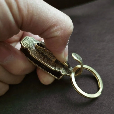Fancy Pants Brass Keychain Belt Hook