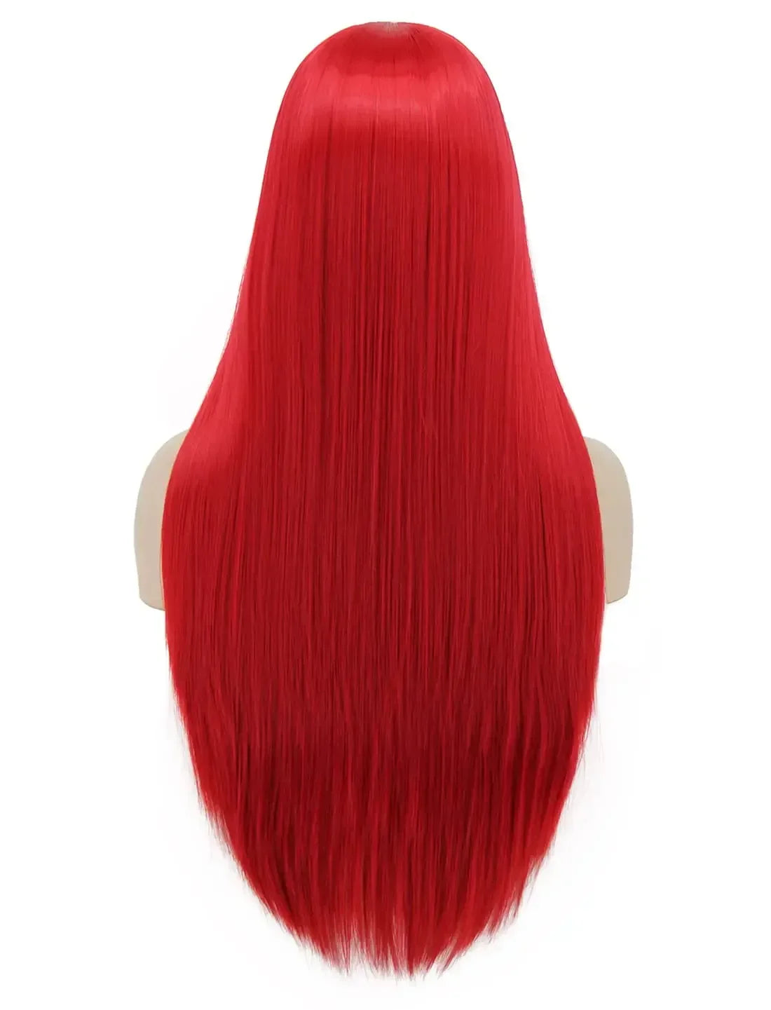Red Sally Wig Costume The Nightmare Before Christmas Long Straight Red Synthetic Hair