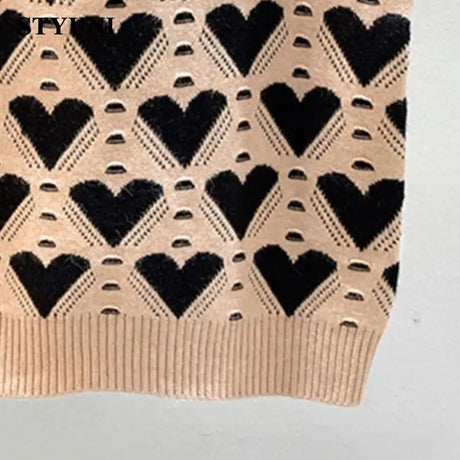 Love Heart Sweater Vest