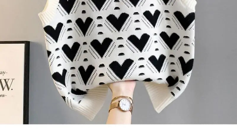 Love Heart Sweater Vest