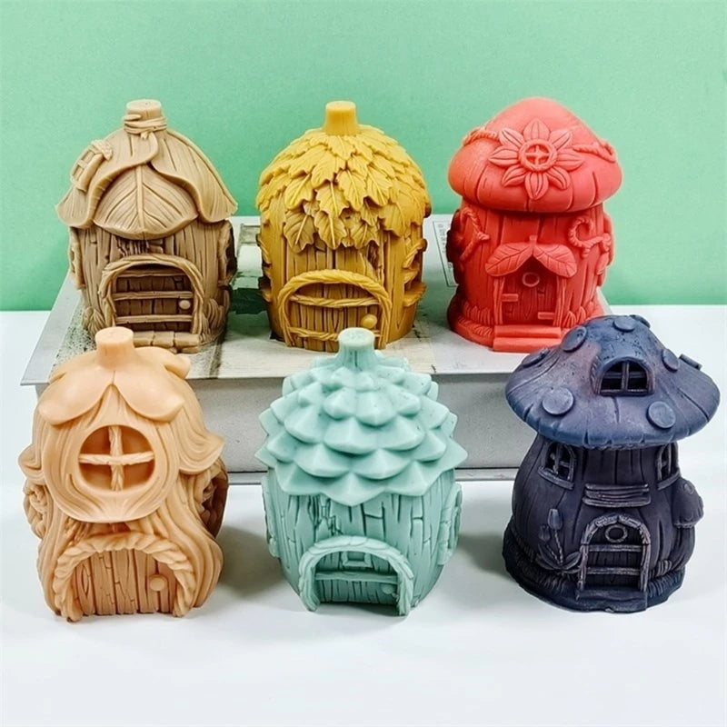 Fairy House Candle Making Silicone Moulds DIY Crafts