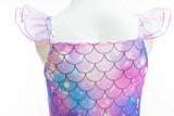 Little Girl Mermaid Ariel Princess Dress Halloween Cosplay Children's Birthday Party Costume