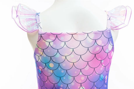 Little Girl Mermaid Ariel Princess Dress Halloween Cosplay Children's Birthday Party Costume