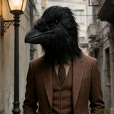 Black Raven Mask Adult Halloween Cosplay Costume Prop Stage Performance
