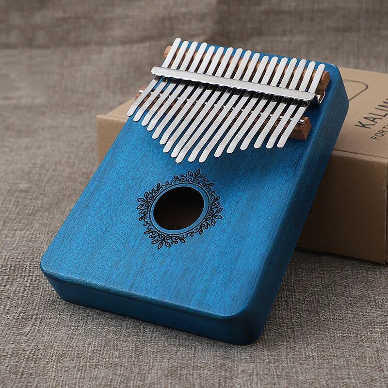 Kalimba Thumb Piano 17 Keys Mahogany Wood Musical Instrument