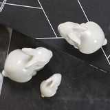 Miniature White Rabbit Easter Bunny Figurine Home Decor