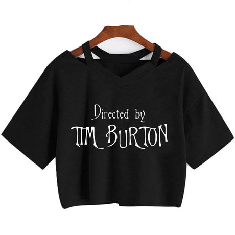 Directed by Tim Burton Crop T-Shirt