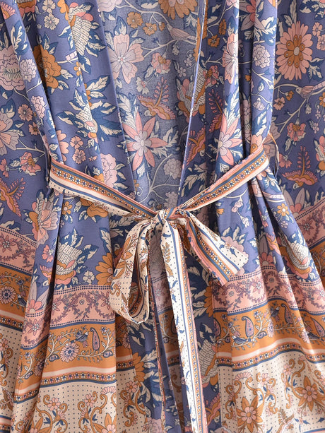 Boho Cover Ups Short Kimono