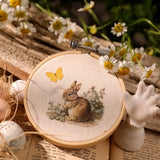 2 Sheet Easter RUB ON Transfer Stickers Cute Bunny Egg Flower Stickers DIY Scrapbooking Craft