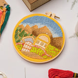 DIY Landscape Embroidery Set Needlework for Beginners DIY Craft Kit