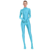 Cat Burglar Adult Spandex Full Body Zentai Footed Jumpsuit Unisex Bodysuit Unitard Halloween Costume