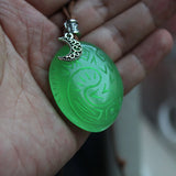 Glowing Heart of Te Fiti Necklace Pendent Glow in the Dark Childrens Jewellery