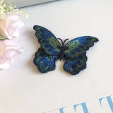 3Pcs Butterfly Embroidered Patches Appliqué Sewing DIY Crafts