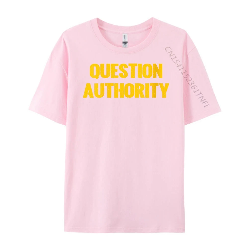 Question Authority Men's T-Shirts