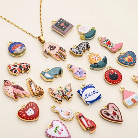 1Pc Dopamine Pendant Charms for DIY Jewellery Making