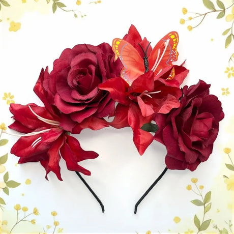 Butterfly Rose Floral Fascinators