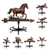 Bronzed Metal Weather Vanes Garden Decoration