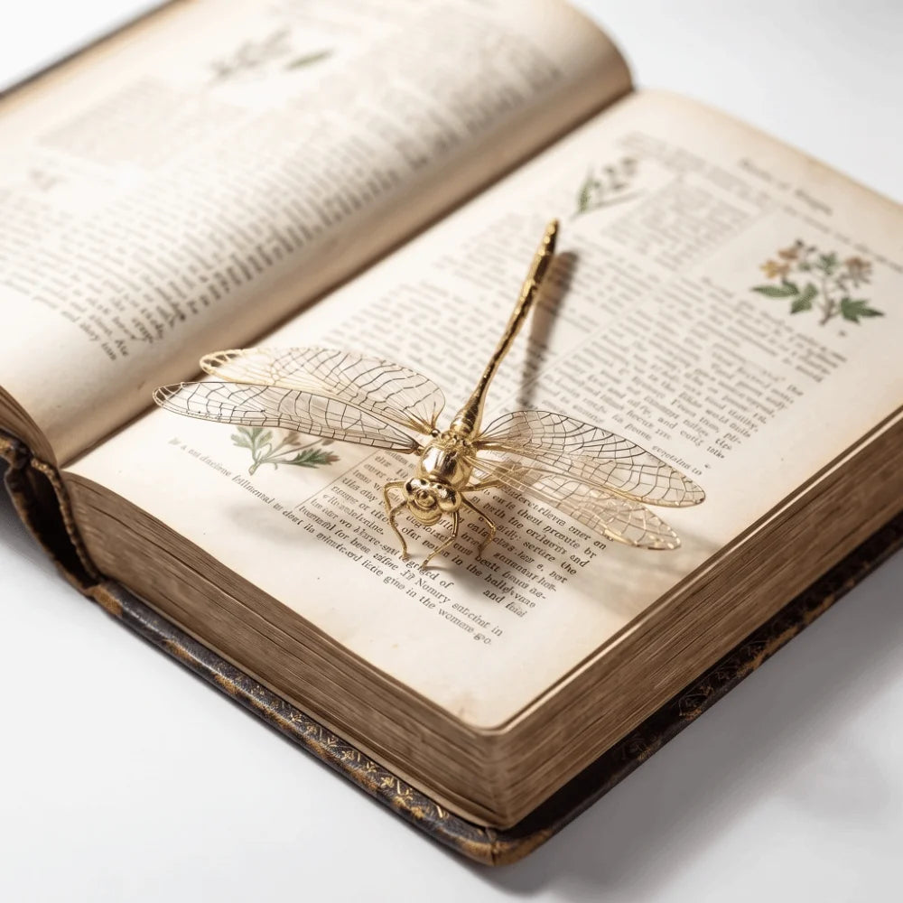 Handmade Dragonfly Ornament Tea Pet Decor Figurine