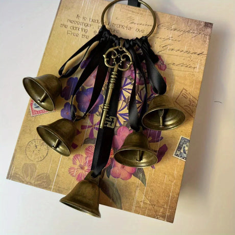 Iron Witch Wind Chimes Door Handle Decorative Bells Home Protection