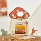 Mushroom Busy Box Baby Montessori Musical Wooden Toys Educational Percussion Toys