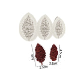 Pine Cone Silicone Mould Resin Chocolate Cupcake Fondant Cake Decorating DIY Craft Tools